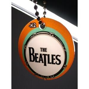 The Beatles Pinball Machine Keychain Drum Head Rock And Roll Music Original